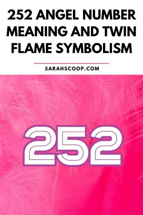 252 angel number meaning twin flame|252 Angel Number Meaning For Love, Twin Flames & More